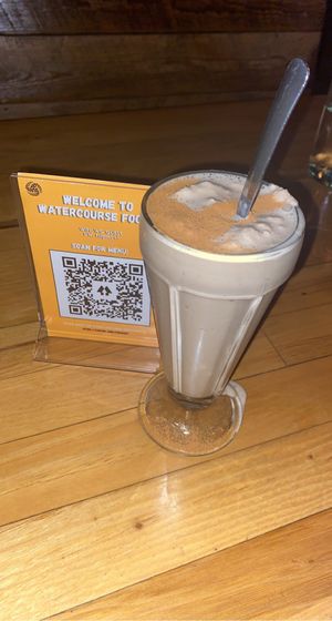 Chai shake at Watercourse Foods in Denver