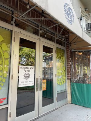 Front entrance at Watercourse Foods in Denver