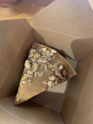 Carrot cake cheesecake...wouldn’t get it again. at Watercourse Foods in Denver