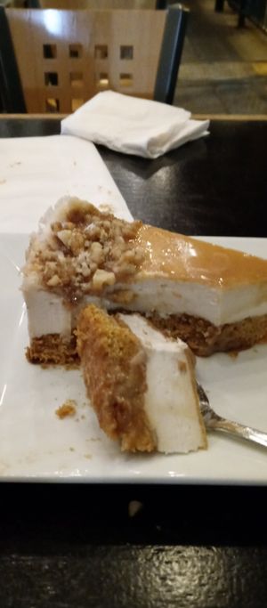 Carrot cake cheese caje at Watercourse Foods in Denver