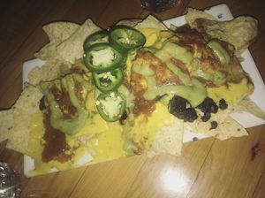 Jackfruit Nachos at Watercourse Foods in Denver