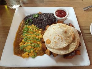 Verduras Rancheras.  at Watercourse Foods in Denver