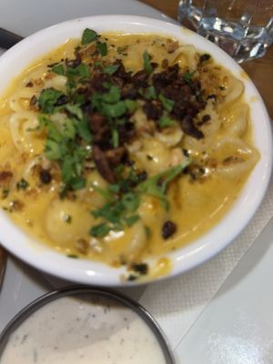 Mac n cheese at Watercourse Foods in Denver