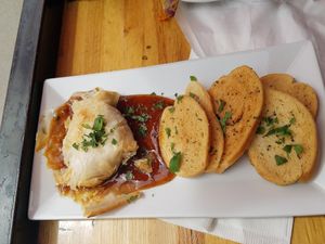 Brie with Fig jam! at Watercourse Foods in Denver