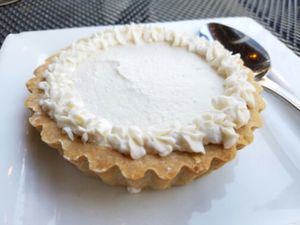 key lime pie at Watercourse Foods in Denver