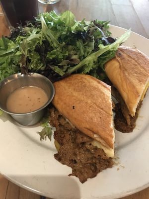 THE CUBAN! juiciest seitan I’ve ever had. So so so so so good 12/10  at Watercourse Foods in Denver