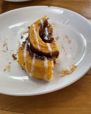 We dove in before we remembered to take a picture! 😳🤣🤣🤣  at Watercourse Foods in Denver