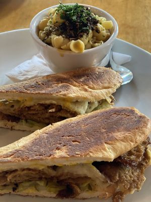 Cuban and Mac n cheese  at Watercourse Foods in Denver