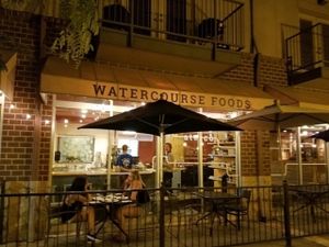 outside at Watercourse Foods in Denver