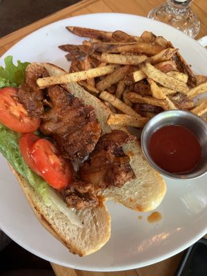 Mushroom Po Boy  at Watercourse Foods in Denver