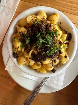 Mac and cheese   at Watercourse Foods in Denver