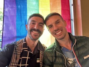 Couple   at Watercourse Foods in Denver