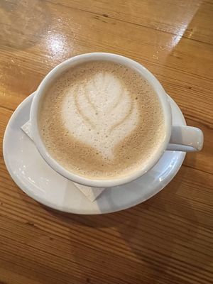 Maple latte   at Watercourse Foods in Denver
