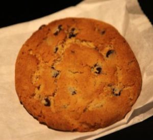 chocolate chip cookie at Watercourse Foods in Denver