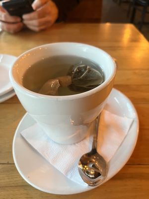 Jasmine tea  at Watercourse Foods in Denver