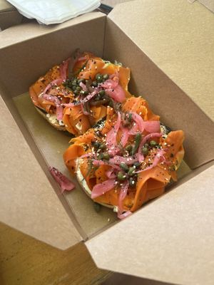 Bagel & Lox  at Watercourse Foods in Denver