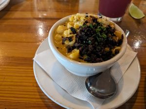 Mac and cheese at Watercourse Foods in Denver