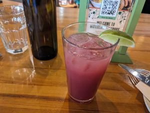 Cherry limeade at Watercourse Foods in Denver