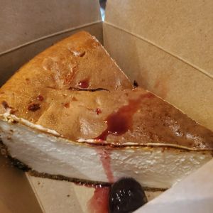 Cheesecake at Watercourse Foods in Denver