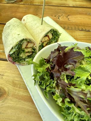 BLACKENED CAESAR WRAP  at Watercourse Foods in Denver