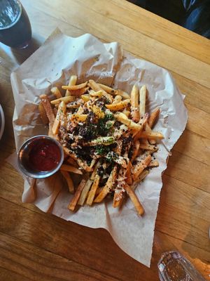 Truffle fries at Watercourse Foods in Denver