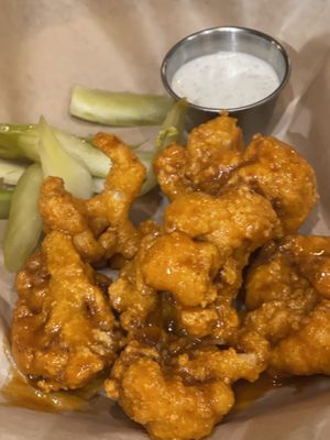 Cauliflower wings #Veganuary at Watercourse Foods in Denver