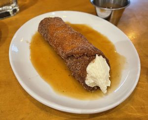 Churro cannoli  at Watercourse Foods in Denver