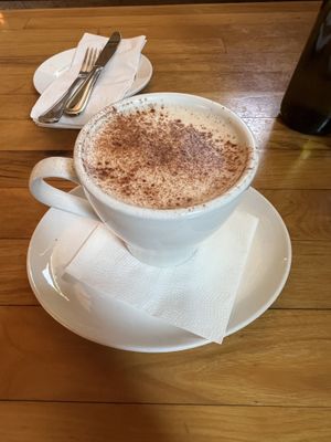 Chai latte with oat milkk  at Watercourse Foods in Denver