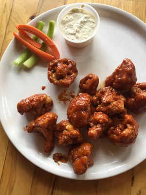 BBQ cauliflower bites  at Watercourse Foods in Denver