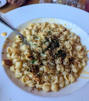 Mac and cheese at Watercourse Foods in Denver