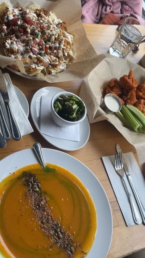 we stopped by for lunch after a busy day of unpacking and thoroughly enjoyed everything we sampled    at Watercourse Foods in Denver