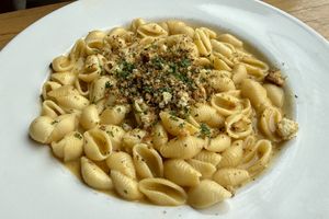 Mac n “Cheese”   at Watercourse Foods in Denver