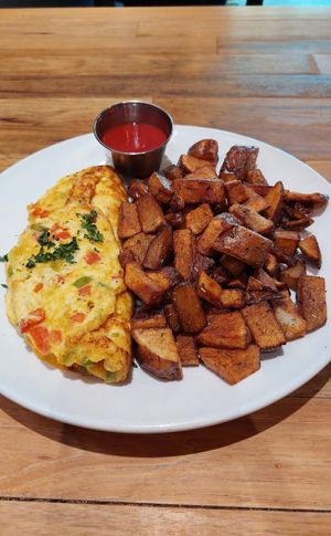Denver Omelette at Watercourse Foods in Denver