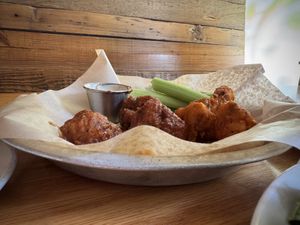 Cauli-wings  at Watercourse Foods in Denver