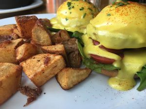 Benedict  at Watercourse Foods in Denver