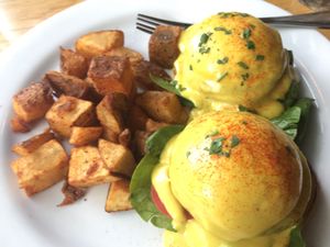 Benedict  at Watercourse Foods in Denver