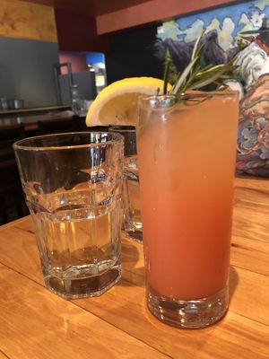 Grapefruit Rosemary Tonic at Watercourse Foods in Denver