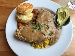 Big Rig Breakfast?(with side of avocado slices) at Watercourse Foods in Denver