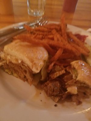 Cuban with Fries - great! at Watercourse Foods in Denver