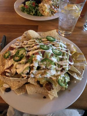 Nachos at Watercourse Foods in Denver