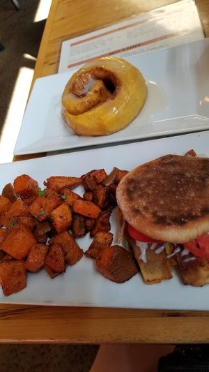 very filling and delicious breakfast! at Watercourse Foods in Denver