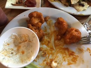 Sorry I didn’t think to take a photo before we started eating, but this appetizer was amazing!  at Watercourse Foods in Denver