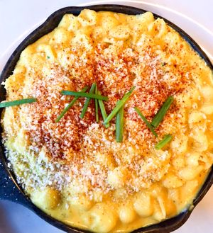 Insanely good Mac and cheese  at Watercourse Foods in Denver