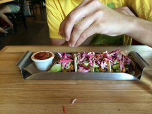 tacos at Watercourse Foods in Denver