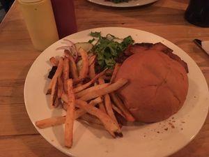 Hamburguer😄 at Watercourse Foods in Denver