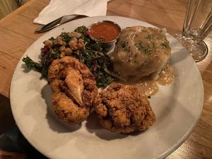Southern plate  at Watercourse Foods in Denver