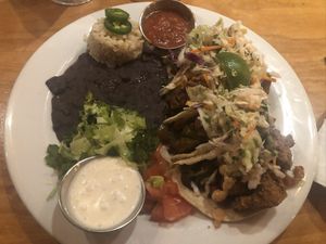 Street Taco Platter at Watercourse Foods in Denver