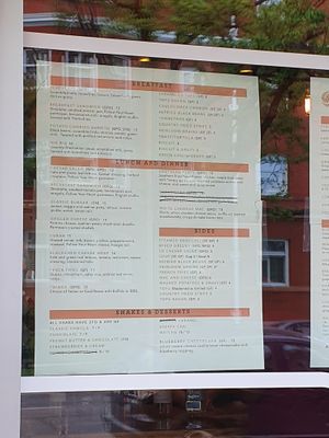 Menu at Watercourse Foods in Denver