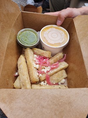 Yuca Fries at Watercourse Foods in Denver