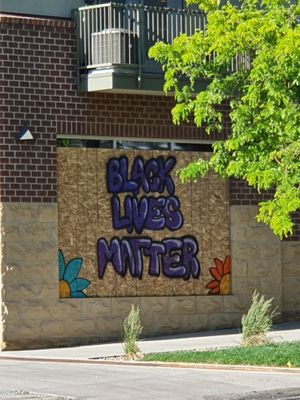 Black Lives Matter! New boards at the shop at Watercourse Foods in Denver